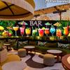2D Summer Bar Tapestry Colorful Drinks Wall Banner