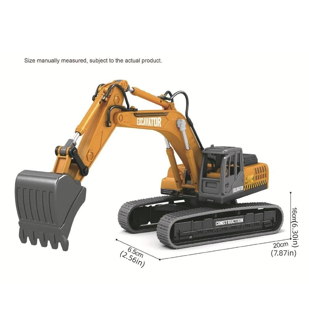 Rotatable Inertial Engineering Vehicle Flexible Joints Forklift Car Model  Kids Toy