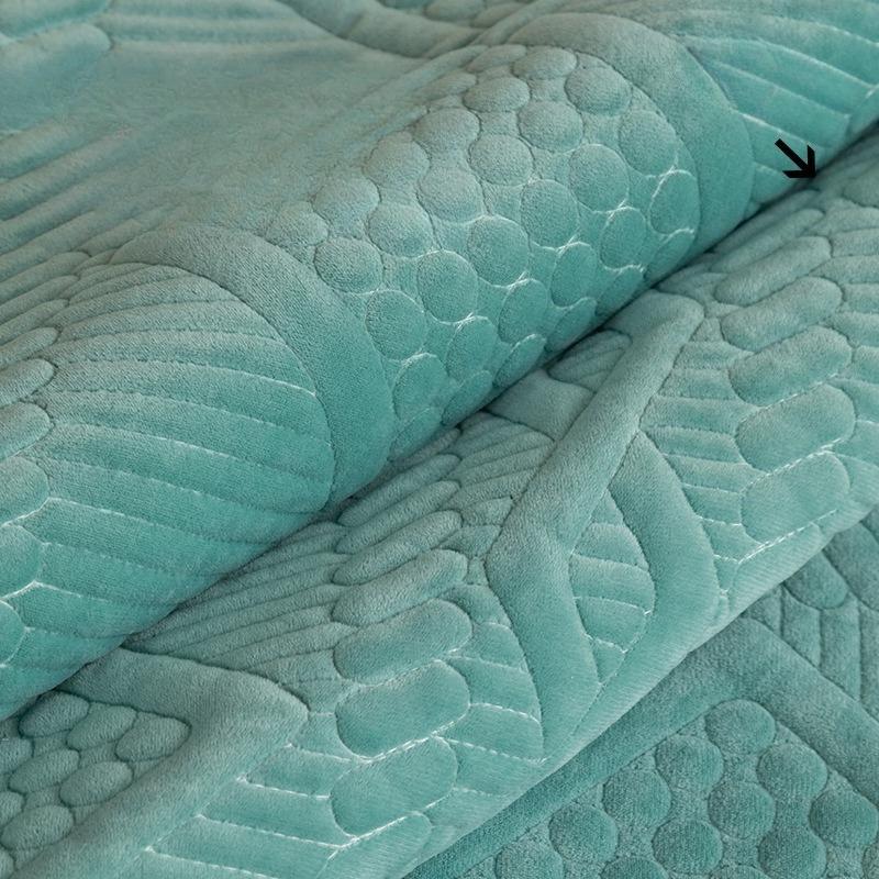 Non-slip Couch Covers for Living Room Nordic Soft Crystal Fleece Plush Quilted SofaTowel Thicken Short Plush Sectional SofaCover