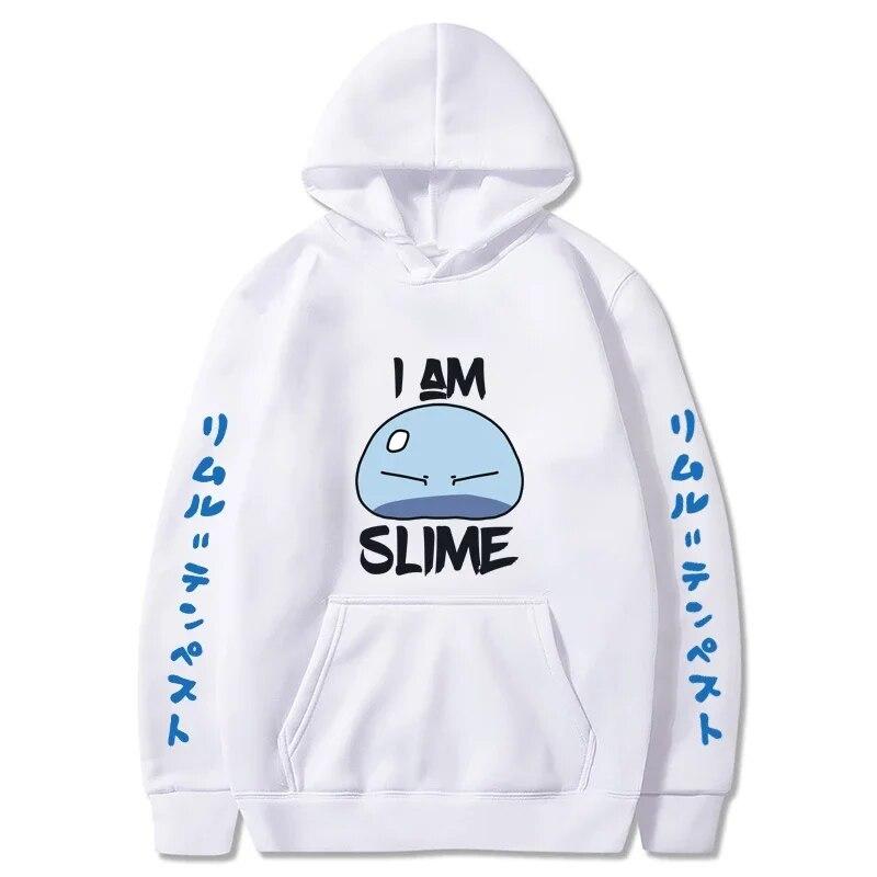 Esa vez que me reencarné como un slime Sudadera con capucha con estampado de anime Ropa de calle Sudadera unisex de moda para mujer Sudaderas de gran tamaño Sudadera con capucha