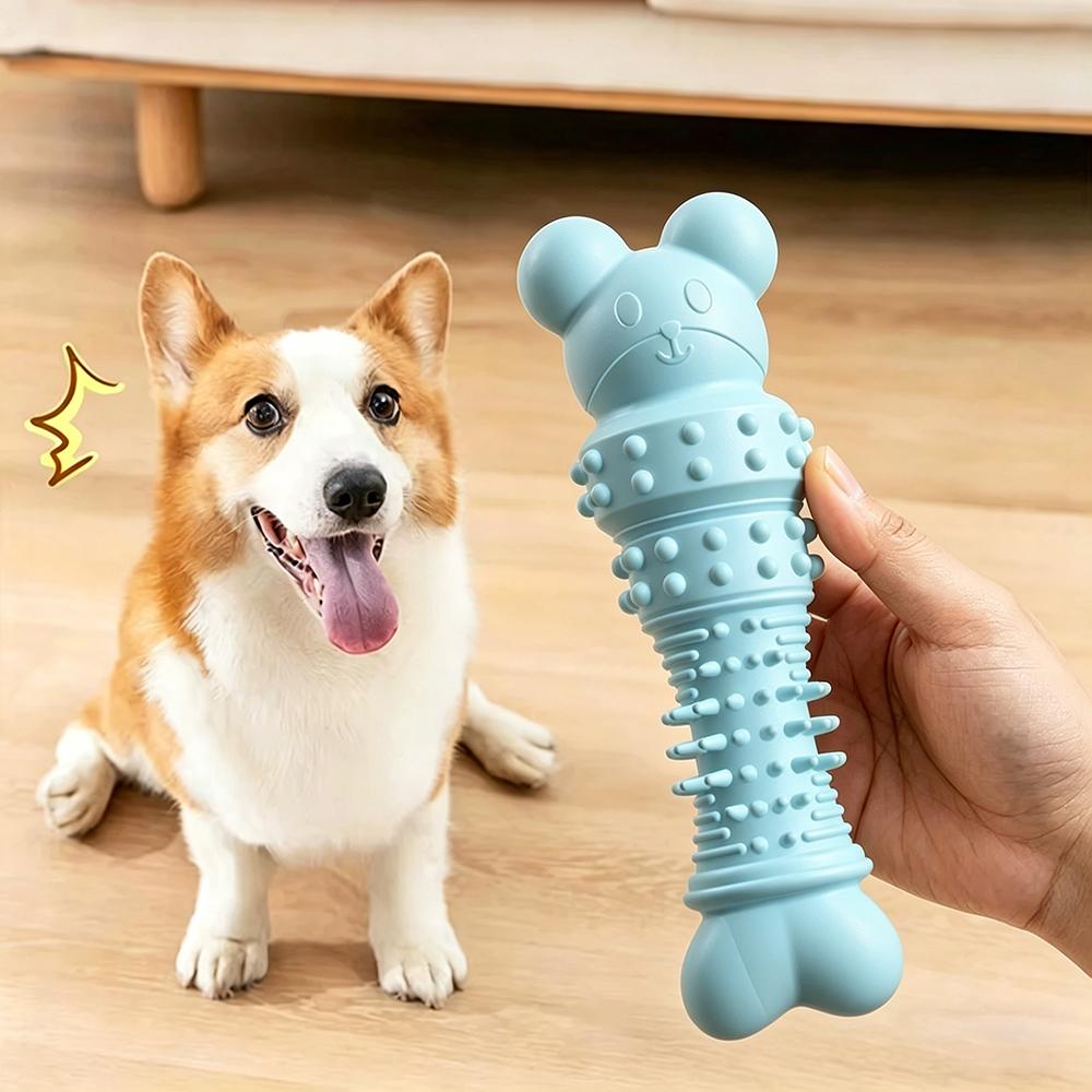 New Cute Bear Shaped Cat and Dog Chew Toys Chew Resistant Grind and Clean Teeth Pet Supplies