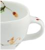 Hamato Arita Ware Ichimine Kiln Coffee Cup and Saucer, 200ml, Squirrel Design, White, 401930