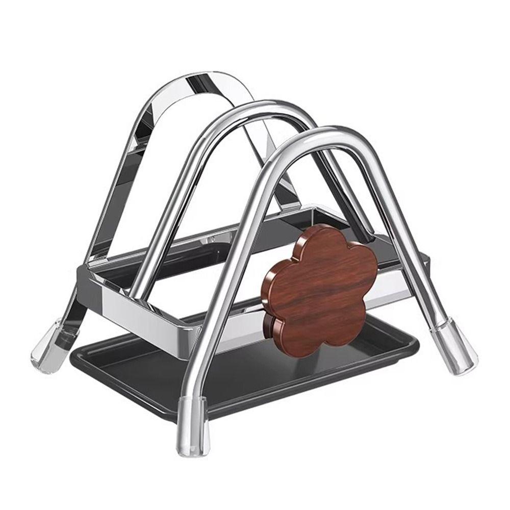 Stainless Steel Cutting Board Holder Space Saving Cutting Board Rack  for Kitchen