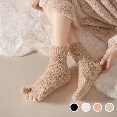 Thick, Warm, and Cozy Toe Socks