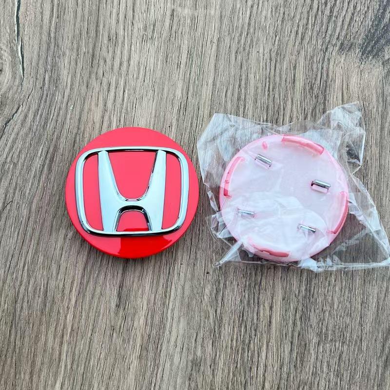 4 Stück 62mm Radnabenkappe Logo Nabenkappe Abzeichen Emblem Für Honda Civic City Accord Odyssey Spirior CRV Hrv Jazz CBR HR-V