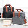 Oxford Cloth Tote Picnic Bag - Large Insulated Lunch & Food Storage Crossbody Bag for Camping