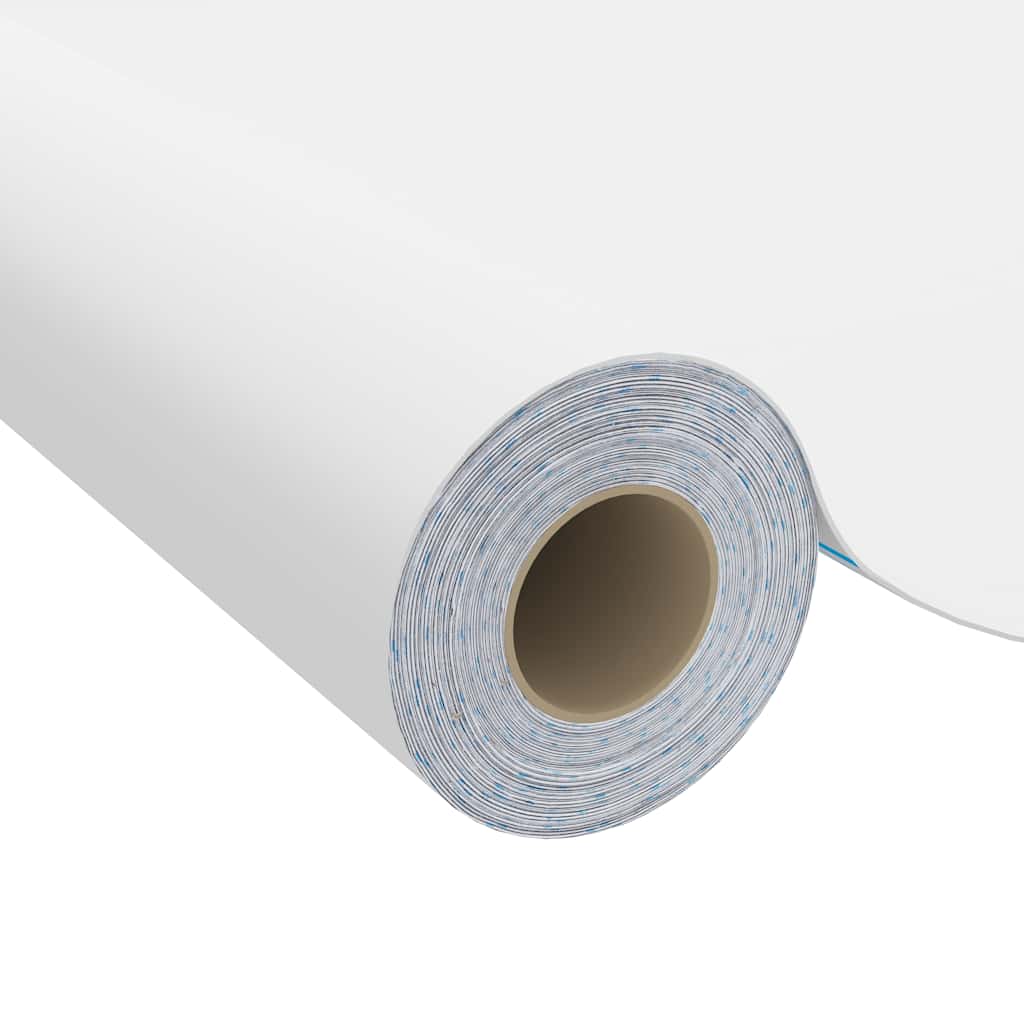 Vidaxl Self-Adhesive Furniture Veneer, White, 500X90 Cm, Pvc