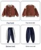 Children's Autumn & Winter Windbreaker Set: School & Kindergarten Uniform, 3-Piece Sportswear.