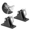 Pair Canopy Deck Hinge Boat Bimini Top Fitting W Quick Release Pin Plastic and Steel Marine Parts