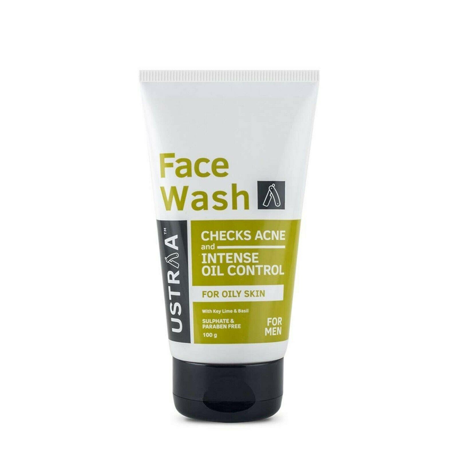 Ustraa Checks Acne and Intense Oil Control Face Wash For Oily Skin 100gm 7?B07DQG6J71
