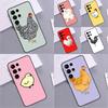 Chubby Chicken Phone Case For Samsung Galaxy S25 Ultra S9 S10 S20 S22 S21 FE S23 Plus S24 Ultra Cover Coque