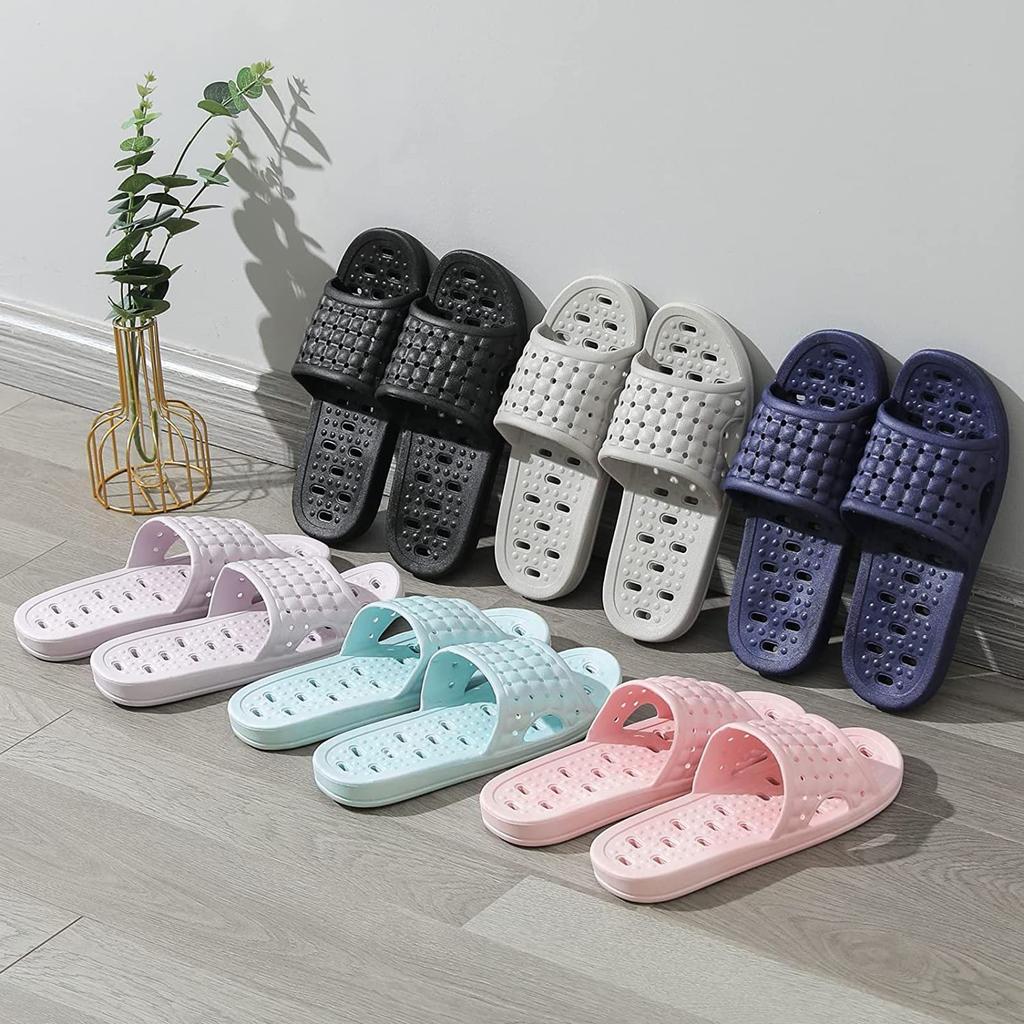 Womens Slipper Slides Shower Shoes Non Slip Bathroom Slippers For Men Women Dorm Home Slides Shoes For Woman