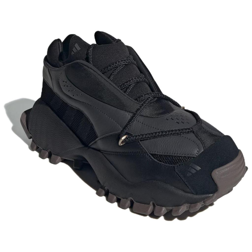 Adidas Seeulater Spw Comfortable Versatile Slip Resistant Durable Mid Top Lifestyle Casual Shoes Unisex Casual Shoes Black JI4420