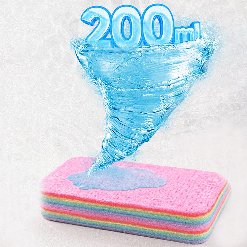 1Pcs 12 Layers Tearable Cleaning Cloth Thickened Kitchen Cleaning Towel Strong Absorbent Dish Rags Tableware Home Wipe Cloth