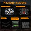 8 Gang Switch Panel Universal Circuit Control Relay System Box Automotive Rechargeable Remote Wireless Control Panel with On-Off