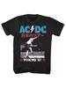 ACDC Band 1981 Tokyo Concert Commemorative Edition Mens Metal Punk Cotton Short Sleeve TShirt