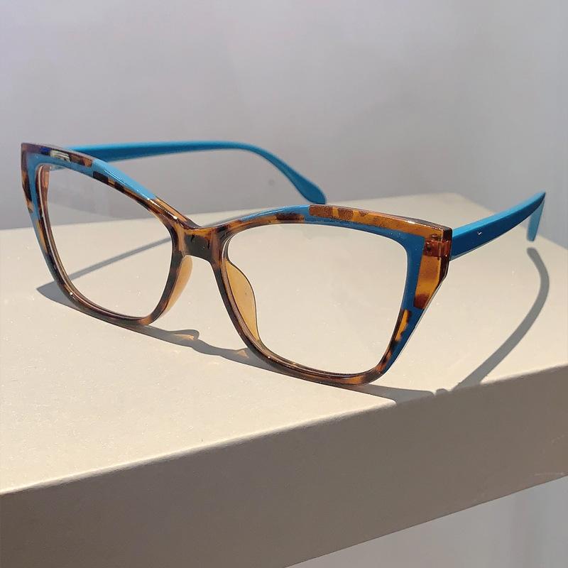 Ladies Vintage Anti Blue Light Cat Eye Pink Glasses Women For Men Luxury Brand Designer Trendy Myopia Prescription Optical Frame
