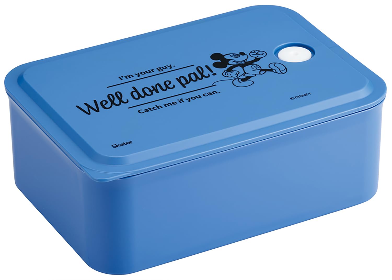 

Skater PL70B Bento Box, 1 Tier, 700ml, Microwave-Safe with Lid, Disney Mickey Mouse Design