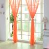 1 Pezzo Tasca per Asta Tenda Arcobaleno Tenda in Garza Monocolore per Soggiorno Voile Trasparente Decorazione Matrimonio Tulle per Finestra Camera da Letto Moderna