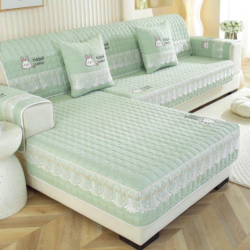 

New Sofa Cover Universal Huge Thick All-Inclusive Four-Season Universal Non-Slip Sofa Cushion Thickened Cover Elastic Four Seasons 70*70cm