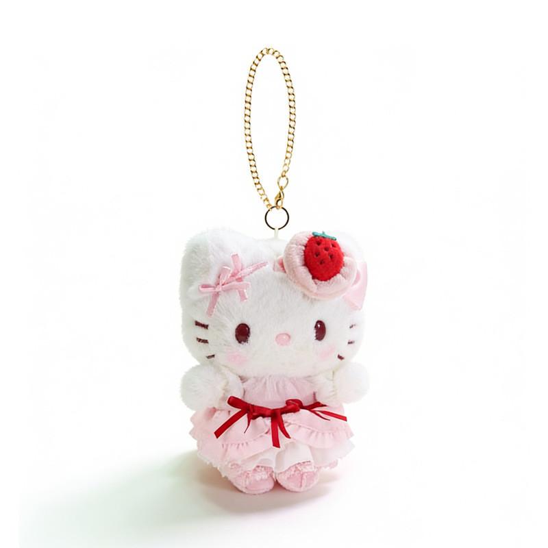Sanrio My Melody jahodový dort plyšová klíčenka pro dívky a teenagery