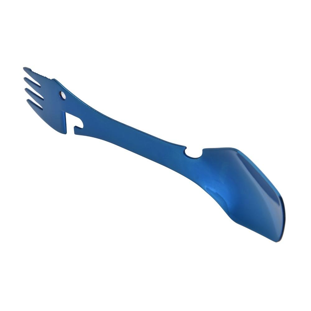 Premium Spork Fork Spoon Stainless Steel Blades Wrench Bottle Opener Wrench Home Kitchens