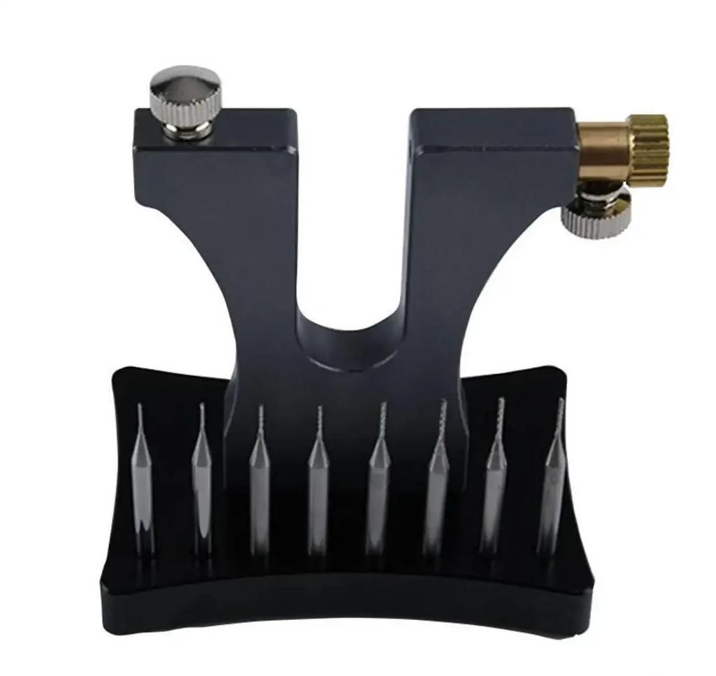 Precision Aluminum Alloy Watch Broken Srew Removal Tool Damaged Screw Extractor 0.6 0.7 0.8 For Watchmaker Watch Repair 8 Pins