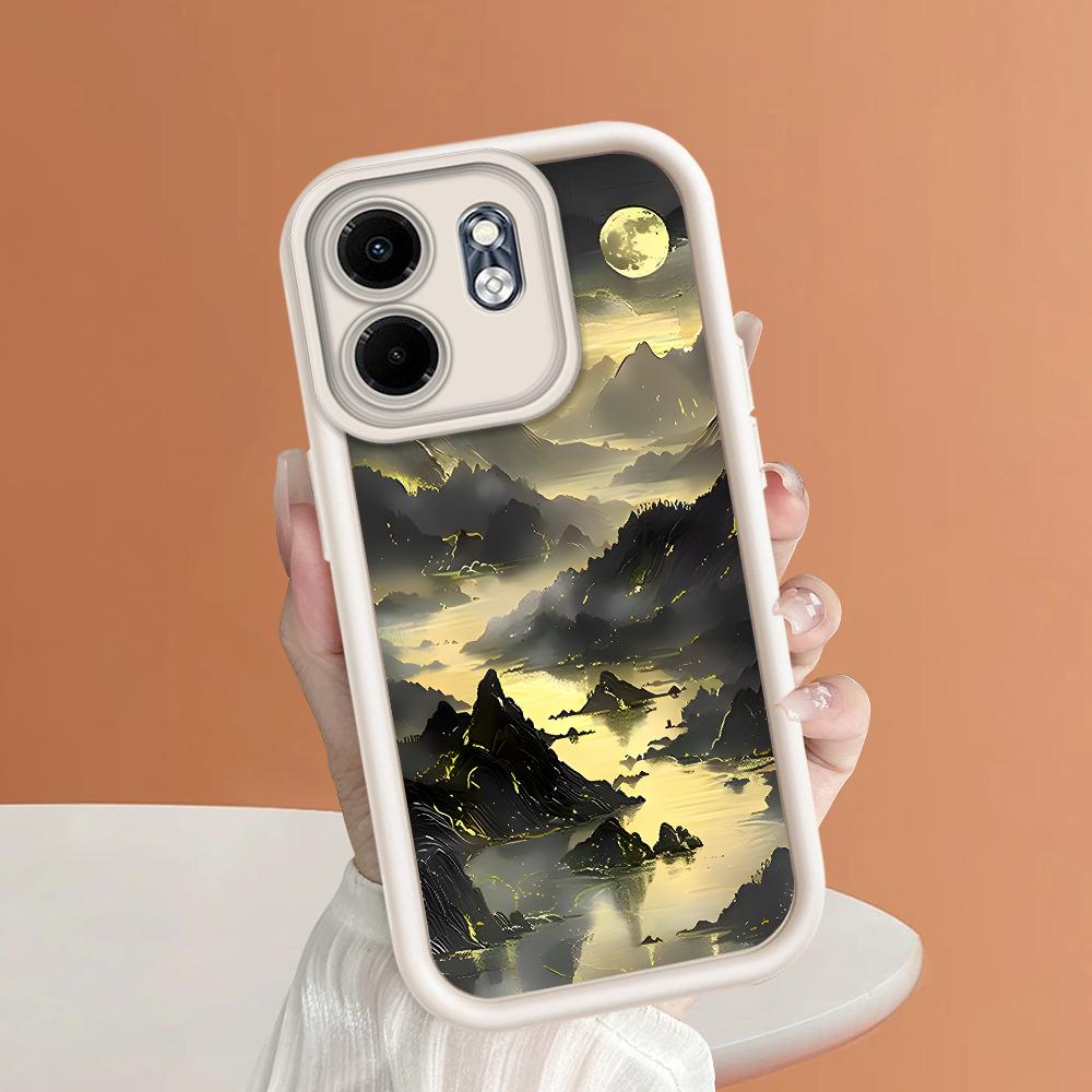 Soft Silicone Phone Casing Full Cover Camera Shockproof Protection Case for Huawei Honor Infinix Tecno iPhone Motorola Google