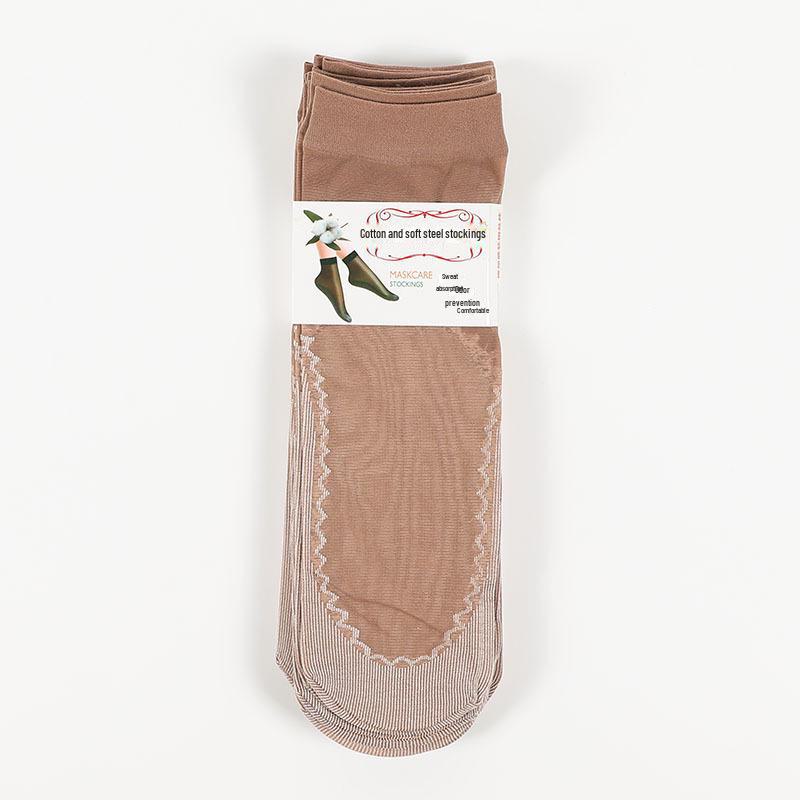 

10 пар женских коротких невидимых нескользящих носков - тонкие, с хлопковой подошвой для весны, лета и осени 10 Pairs, One Size