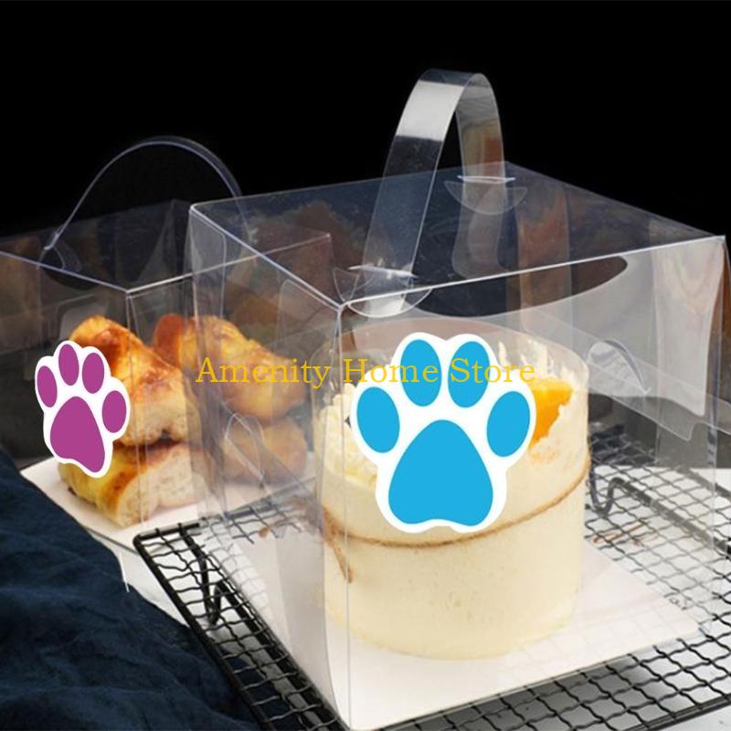 F26C 500pcs Paw Print Stickers Dog for Cat Labels Sticker for Laptop Reward Teacher Student Stationery
