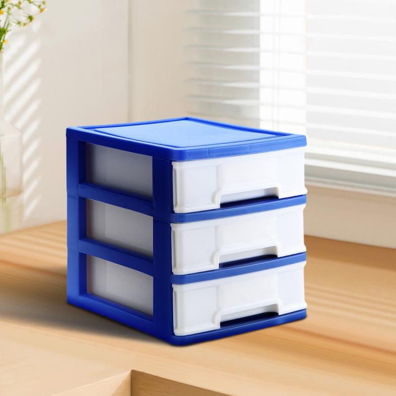 Schubladentyp Aufbewahrungsbox Staubdicht Schmuckbehälter Kosmetik Schreibwaren Desktop Zubehör