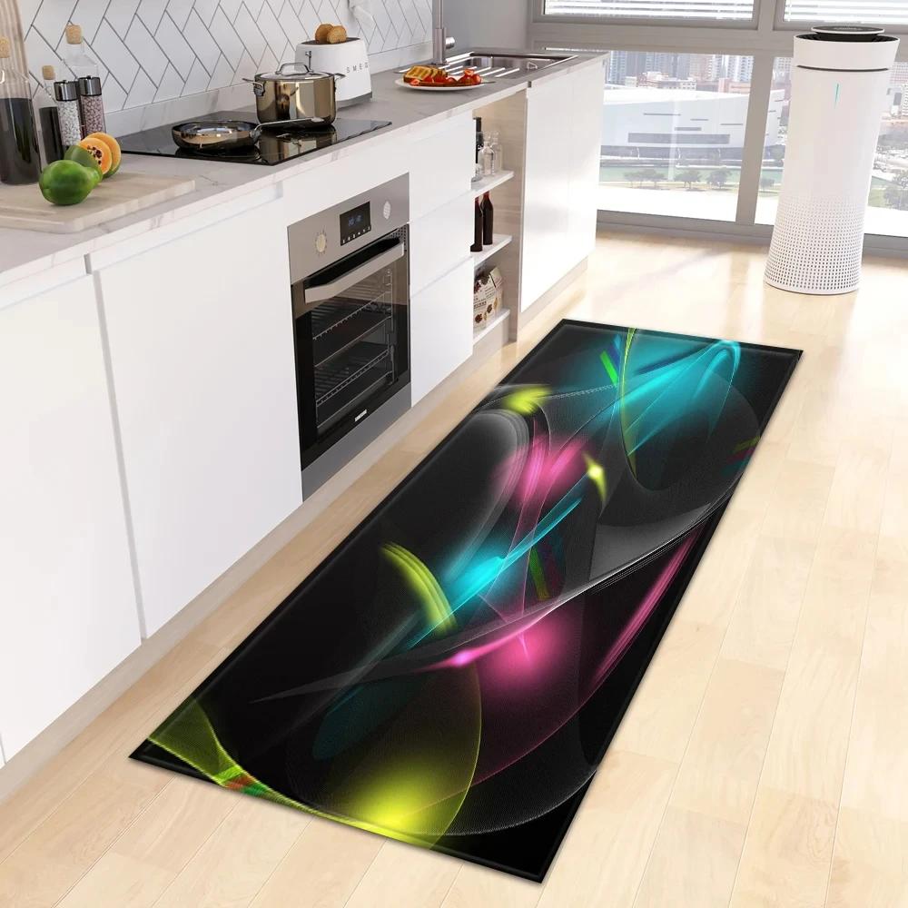 Kitchen Foot Mat Home Entrance DoorMat Living Room Children Bedroom Floor Decor 3D Carpet Balcony Hallway Bath Door Non-Slip Rug