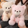 25cm Cute Cartoon Little Teddy Bear Plush Toys Stuffed Soft Animals Dressing Up Doll for Girls Kids Nice Surprise Birthday Gifts