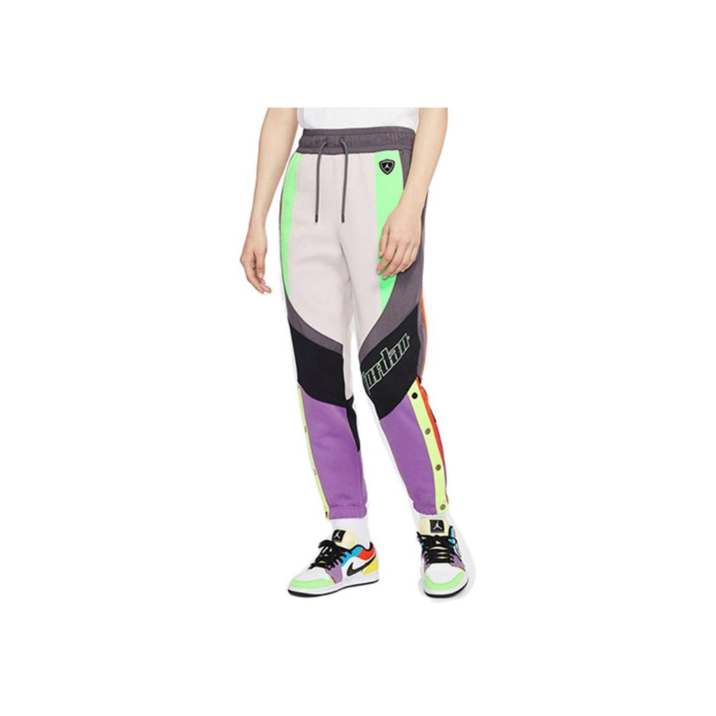 Jordan Moto Colorblock Running Joggers Women Bottoms Multicolor CV7658-055