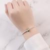 Beads Copper Charms Original Green Four-Leaf Clover Beads Fit Bracelet Jewelry Diy Women Fine Gift Accessory