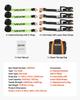 Wheel Chock Tie-Down Kit, Tire-Style Trailer Tie Down Strap, Car Tie Down Kit with Flat Hook, Break Strength 4540 Kg & Working Load 1512 Kg Motorcycle