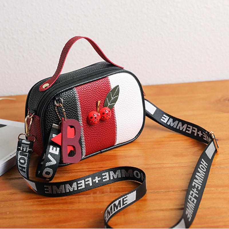 Маленькая повседневная сумочка для дам 20cm*6cm*13cm фиолетовый — фото 8