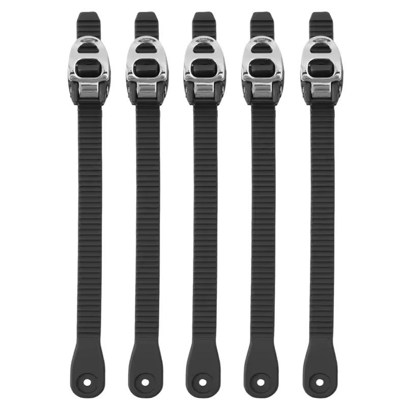 Auto Roof Rack Cargo Tie Down Strap 25cm Heavy Duty Rubber Grip Buckle Reusable Elastic Lashing Connectable Band for ATV UTVs