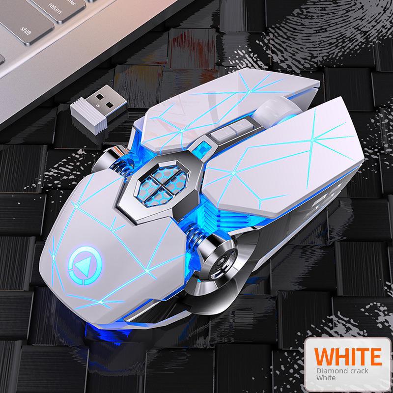 Silver Carving A7 Silent Rechargeable Wireless Mouse for Home, Office, and Gaming