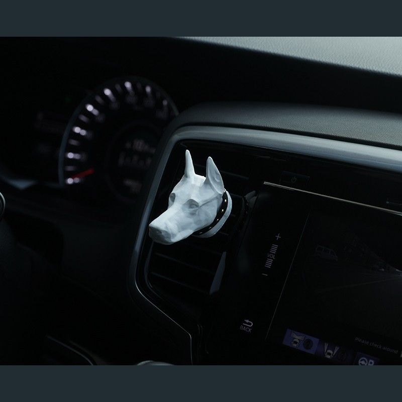 

Dubin Car Aromatherapy Perfume Fragrant Stone Air Outlet Decoration Car Interior Decoration Ornament Car Interior Design Supplies Complete Collection White Doberman