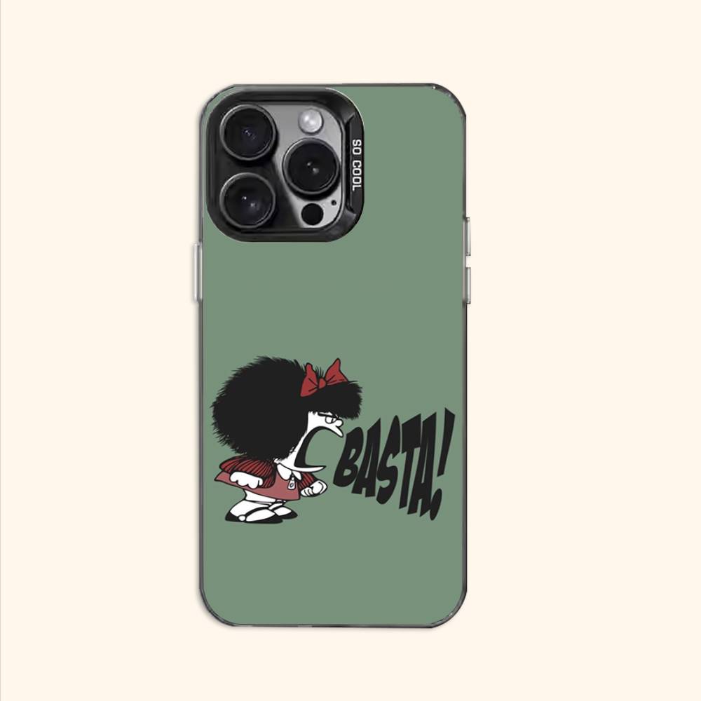 M-Mafaldaa Cute Character Phone Case For iPhone 17 16e 16 15 14 13 12 11 Pro Max X XR XS MAX Back Cover