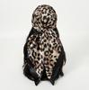 - Leopard Print Frame Satin Versatile Square Scarf Women'S Temperament Fashionable High-Quality Imitation Silk Scarf
