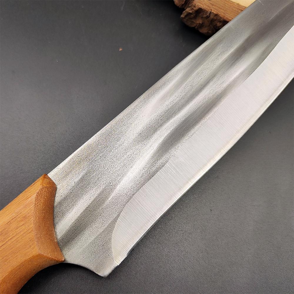 Forged Japanese Chef Knife Kitchen Slicing Meat Cleaver Full Tang Butcher Knife Cooking Sushi Knife with Wood Handle