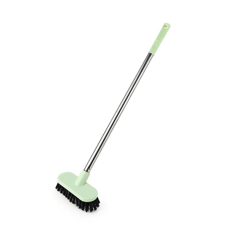 

1PC long handle hard bristle floor brush, toilet brush floor wash brush, bathroom floor seam wall cleaning brush, tile cleaning artifact