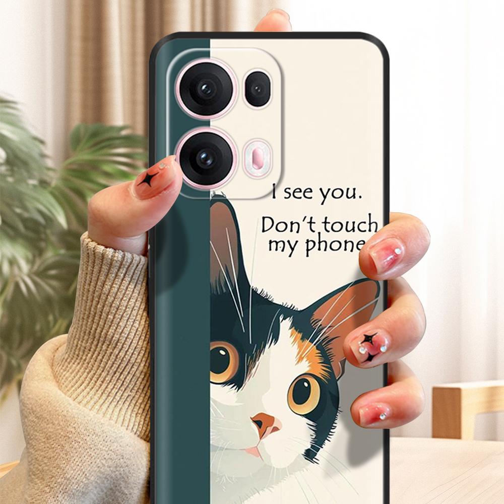 Silicone Case For OPPO Reno 13 Pro Cover CPH2697 PKK110 Cute Cartoon Painted Shockproof Fundas For OPPO Reno 13 5G Reno13 Covers