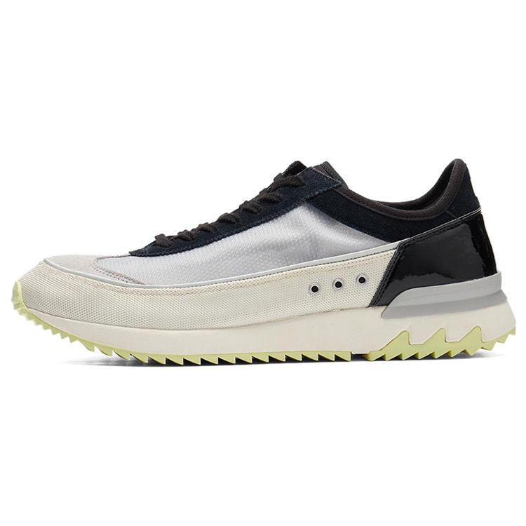 

Onitsuka Tiger Men s Hsinti Silver White Black Yellow Low-top Lifestyle Sneakers 38