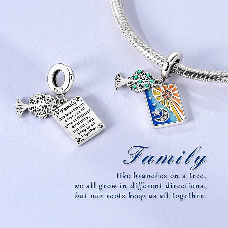 Neues Kupfer Vintage Kupfer Stern Sonne Halbmond Tarot Anhänger Passend für Original Armband Liebe Anhänger DIY Schmuckzubehör