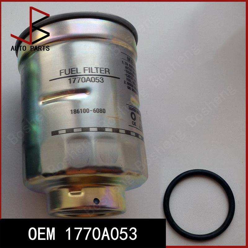 New Fuel Filter OEM 1770A053 186100-6080 0423476010 1861005420 16403-2SA00 For FORD RANGER 2005-2012 Mitsubishi PAJERO IV 2006-