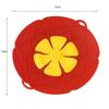 Tapa de silicona, tapón para derrames, cubierta para olla, cubierta para sartén, accesorios de cocina, utensilios de cocina con forma de flor, utensilios de cocina
