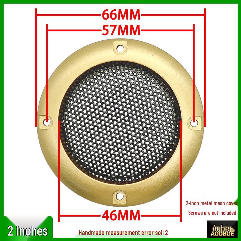Metal Mesh Speaker Grille Dust Cover for Car Speakers (2" to 10")